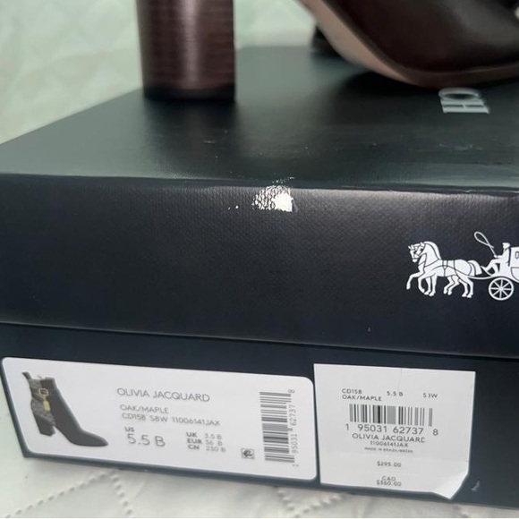 Coach Women’s Olivia Jacquard Bootie Size 5.5 - Picture 9 of 15